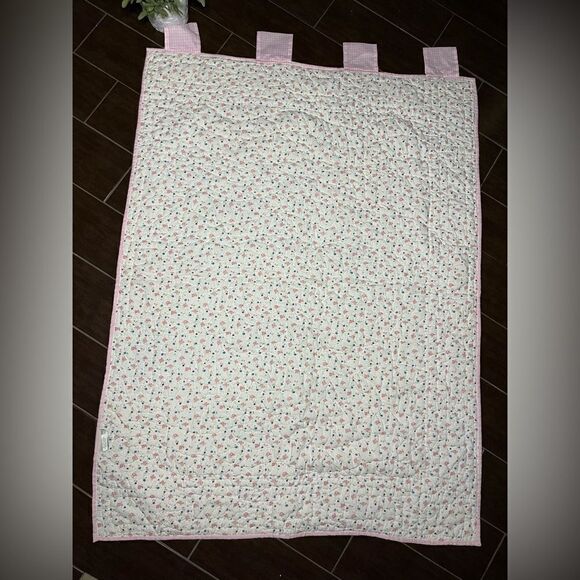 Pottery Barn Kids Vintage Quilt Blanket Giddy Up Horsey appliqués embroidery - Picture 4 of 6